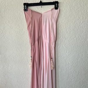 Soft pink Khaleesi Maxi Dress - Size S